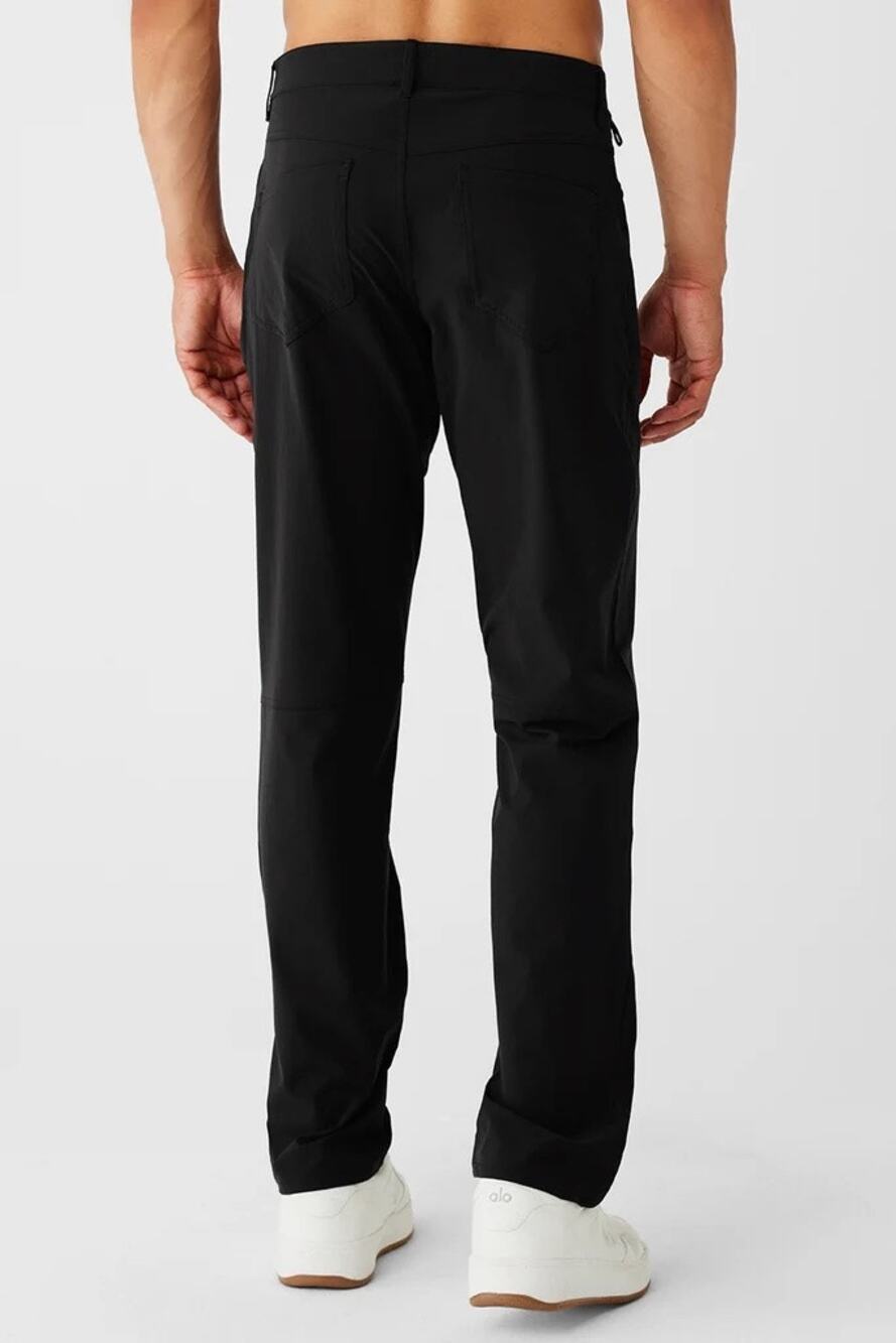Alo Navy Day and Night Straight Leg Athlesuire Trouser Pants Golf Casual Work